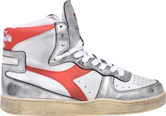 Diadora Mi Basket Metal Mix Used - Heren - Sneakers - Veelkleurig - 45 1/2 EU - Katoen - Schoenen