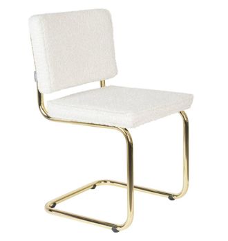 Zuiver Silla de comedor de peluche suave