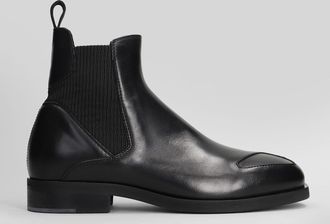 _J.L-A.L_ J. L-A. L Perlin Boot Ankle Boots In Black Leather