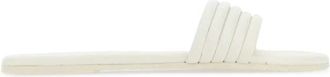 Tkees Serena Slider - Dames - Sandalen - Wit - 35 EU - Leer - Schoenen