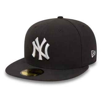 New Era New York Yankees Cap 59Fifty Basecap Baseball Fitted Kappe MLB Dunkelgrau - 7 5/8-61cm (XL)