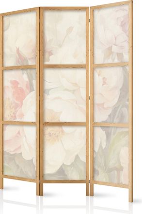 Artgeist Biombo Japon&eacute;s Artgeist Madera Tela Flores Blanco