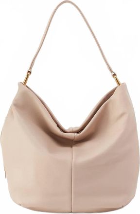 Hobo Womens Harley Pebbled Leather Bag In Stonewash