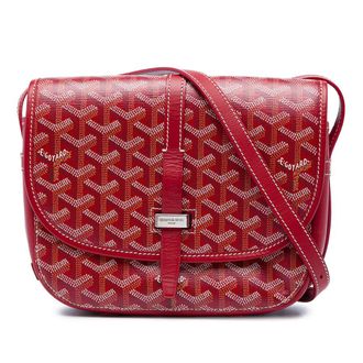 Goyard Pre-owned Goyard Goyardine Belvedere II PM Crossbody Unisex YL86ZWYN3ID9JL63