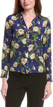 Alice & Olivia Alice + Olivia Eloise Button Down Silk Blouse
