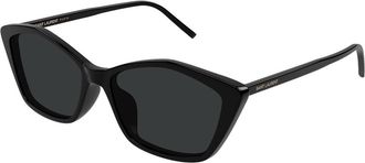 Saint Laurent SL 775/F Asian Fit 001 Womens Sunglasses Black Size 57
