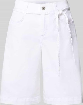 Angels Bermudas mit Bindeg&uuml;rtel Modell Lia City in Weiss, Gr&ouml;&szlig;e 34