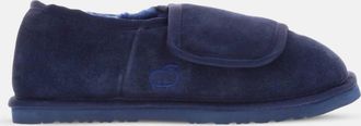 Lamofootwear Womens Closed Toe Wrap Bootie In Navy