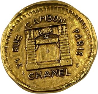 Chanel Plating Brooch (Pre-Owned)