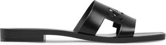 Karl Lagerfeld Skoot II Maison Karl Lace - Dames - Sandalen - Zwart - 36 EU - Leer - Schoenen