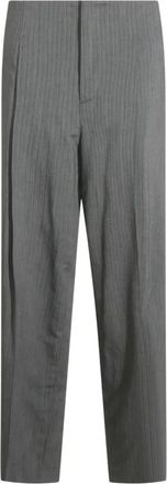 Alberta Ferretti Straight Broeken - Dames - Straight fit broeken - Grijs - M - Broeken