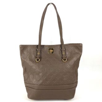Louis Vuitton Brown Monogram Empreinte Leather Handbag Shoulder Bag Tote Bag (Pre-Owned)
