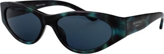 Balenciaga Womens Sunglasses Bb0367s Havana Acetate Havana-Havana Blue Havana/havana