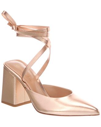 Gianvito Rossi Dauphine 85 Leather Pump