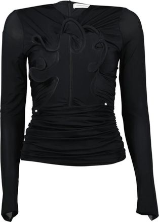 CHRISTOPHER ESBER Hollow Venus Top - Dames - Longsleeves - Zwart - S - Tops