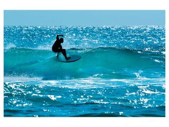 Schubiger M&ouml;bel Digitaldruck auf Acrylglas Wellenreiter