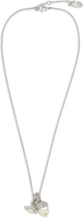 Vivienne Westwood pearl-pendant necklace - women - Brass/Mother of Pearl - OS - Silver