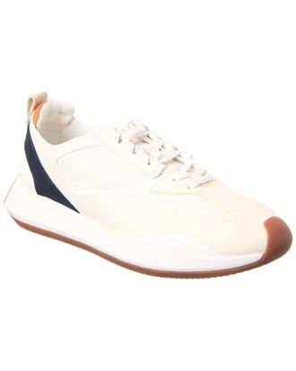 Wolf & Shepherd Marathon Trainer Canvas & Leather Sneaker