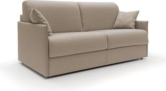 Divani.Store Evans Sof&aacute; Cama Convertible En Tela Impermeable 189 Cm (mat. 160x197) Beige