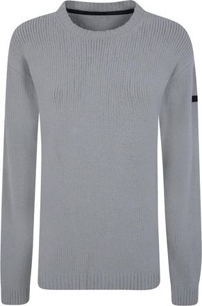 Roberto Ricci Design Cinematt Ronde Gebreide Trui - Heren - Ronde hals truien - Grijs - XL - Truien & Vesten