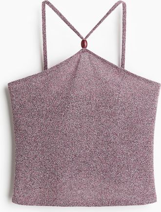 H&M Gestricktes Trägertop - Purple