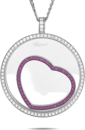 Chopard Collana con pendente in oro bianco 18 carati - Argento
