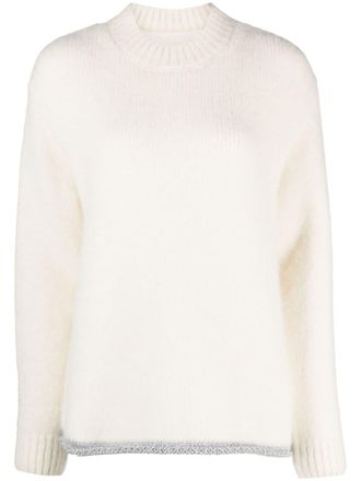 Jacquemus Maglione con logo - Bianco