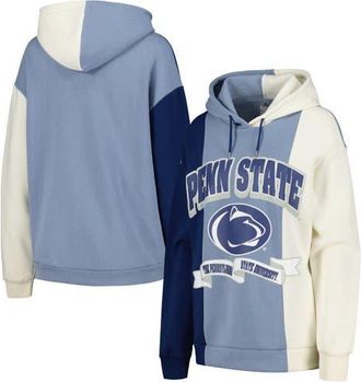Gameday Couture Womens Gameday Couture Navy Penn State Nittany Lions Hall of Fame Colorblock Pullover Hoodie at Nordstrom, Size Small