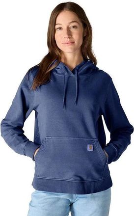 Carhartt Work in Progress Hoodie Womens Lunar Blue French Terry Midweight Relaxed Fit POSH101