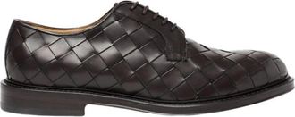 Scarosso Harry Brown Woven - Heren - Nette schoenen - Bruin - 40 1/2 EU - Leer - Schoenen