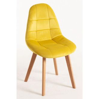 Regalos Miguel Regalos Miguel - Packs Sillas Comedor - Pack 6 Sillas Kelen Terciopelo - Amarillo