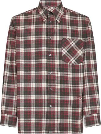 Maison Margiela Shirts - Heren - Casual Overhemden - Veelkleurig - XL - Katoen - Overhemden