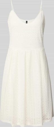 Vero Moda Tailliertes Minikleid aus Baumwoll-Mix Modell HONEY in Weiss, Größe L