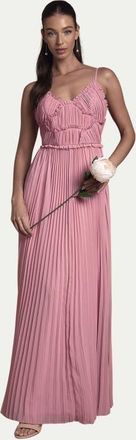 Oasis Bridesmaid Dress With Ruffle Detail in Rose at Nordstrom, Size 10