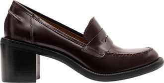 Parall&egrave;le Oxford Moccasin - Dames - Loafers - Rood - 38 1/2 EU - Leer - Schoenen