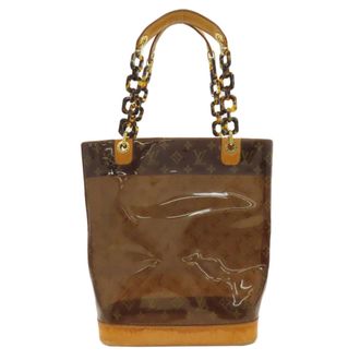 Louis Vuitton Brown Vinyl Tote Bag (Pre-Owned)