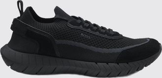 HUGO BOSS Sneakers Motion in maglia e pelle scamosciata con suola in gomma