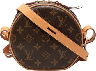 Louis Vuitton Pre-owned Boite Chapeau Souple PM - Dames - Vintage Schoudertas - Bruin - ONE Size - Leer - Vintage