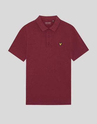 Lyle & Scott Lyle And Scott Mens Technical Polo Shirt - Red - Size: 34