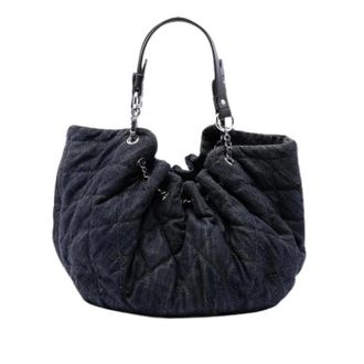 Chanel Pre-owned Stretch Spirit Cabas Tote Bag - Dames - Pre-owned - Blauw - Maat: ONE Size Leer