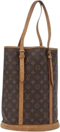 Louis Vuitton Pre-owned Bucket Bag - Dames - Vintage Tas - Bruin - ONE Size - Leer - Vintage