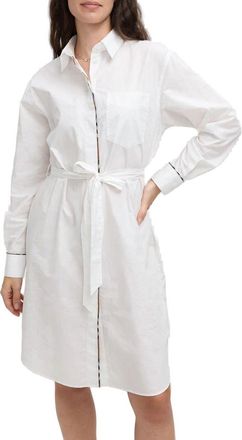 Burberry Shirt Dress - White