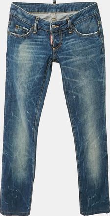 Dsquared2 Blue Washed Denim Jeans S Waist 29