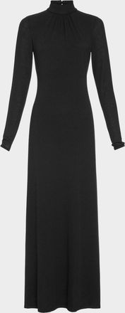 Ramy Brook Alexandra Knit Mock-Neck Maxi Dress