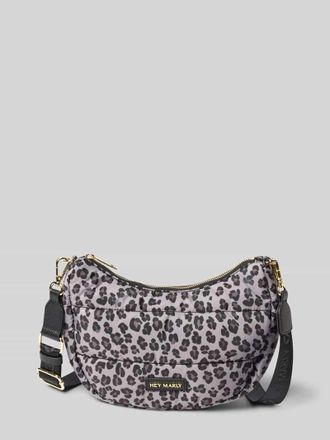 Hey Marly Bauchtasche mit Steppn&auml;hten Modell Lifetime Buddy in Mittelgrau, Gr&ouml;&szlig;e 1