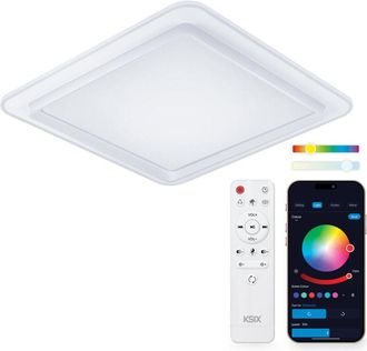 Ksix Plaf&oacute;n Led Ksix Celeste (3000k - 6500k)