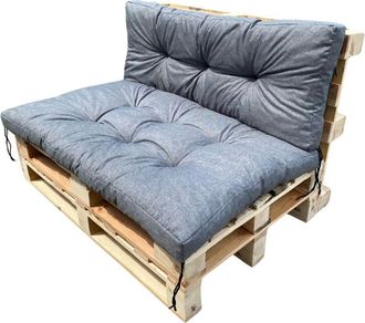 OEM Cojines De Jard&iacute;n Para Palet, Banco, Muebles De Jard&iacute;n 120x80 + 120x40 Set