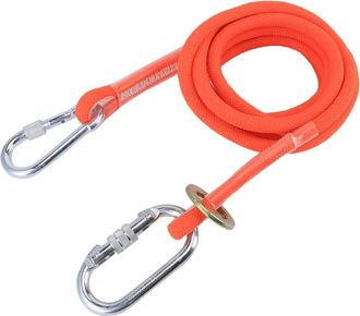 OEM Cord&oacute;n De Seguridad De 3 Metros Para Trabajos En Altura, Cuerda De Protecci&oacute;n Contra Ca&iacute;das Con Mosquet&oacute;n, Mosquetones Grandes, Cord&oacute;n De Electricista