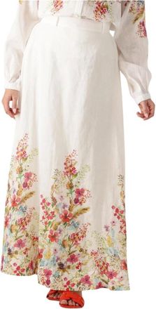 Kudibal Copenhagen Rokken, Dames, Veelkleurig, S, Elegante Larissa Midi Rok