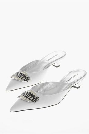 Dsquared2 Leather Sandals with Front Maxi Logo 3.5cm size 36